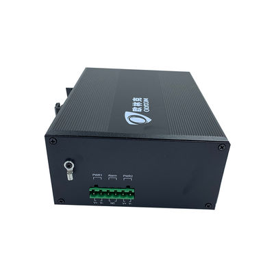 Getriebe-Abstand schwarzes Gigabit-Netz POE Unmanaged Schalter-20Km