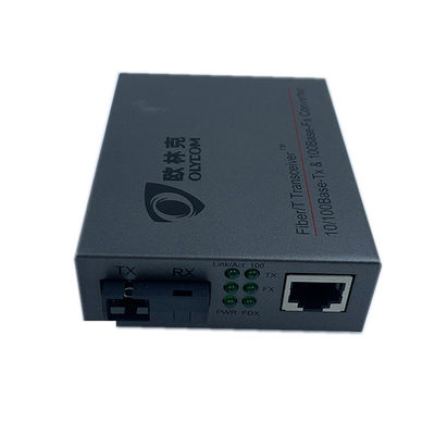 Faser-Optik-Ethernet-Medien-Konverter-voll- Duplexsteuerung des Datenflusses Verdrahtungshandbuchs schnelle