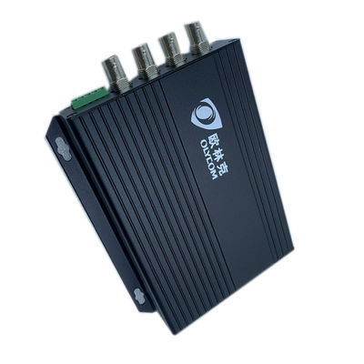 Schwarze Audio- Video-Digital optische industrielle Überwachung Umsetzers 4ch 115Kbps CVI TVI