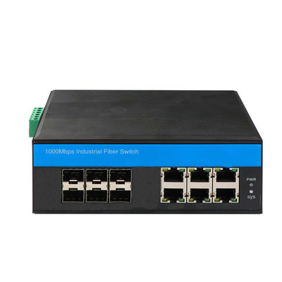 6 Hafen-industrieller gehandhabter Ethernet-Schalter mit Standard Ring Functions IEEE802.3