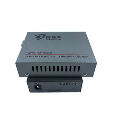 Faser-Medien-Konverter 10/100/1000M For Monomode- LC SFP POE IP-Kameras