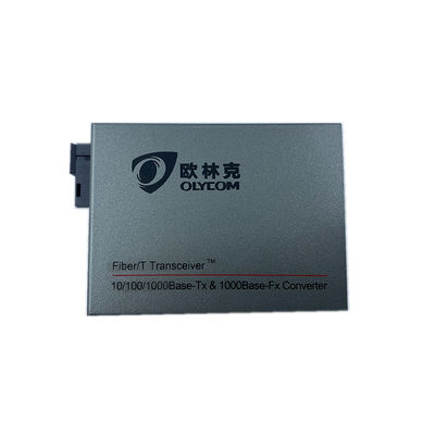 Gigabit-Monomode--Medien-Konverter DC48V 1310/1550nm POE Unmanaged