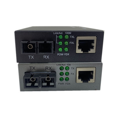 10/100M POE PSE Faser-Optik-Ethernet-Medien-Konverter 48V Sc-Doppelfaser für IPC