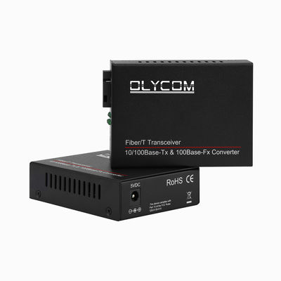 Faser-Optik-Ethernet-Medien-Konverter-voll- Duplexsteuerung des Datenflusses Verdrahtungshandbuchs schnelle