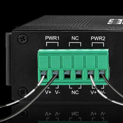 3 Port-Budget DC48V Mini Din Rail Ethernet Fiber-Schalter-100/1000Mbps 60W POE