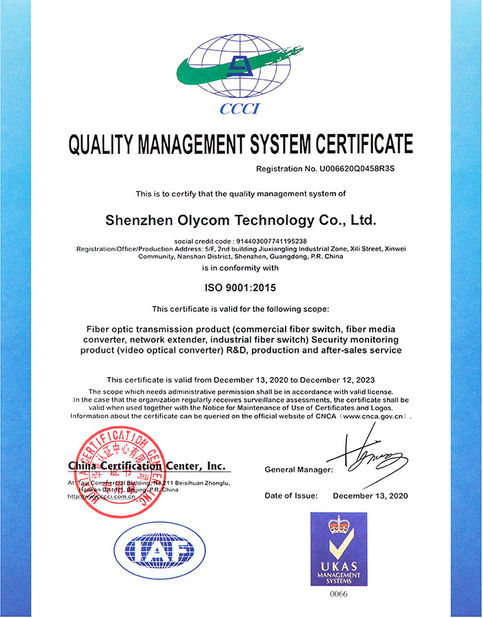 China Shenzhen Olycom Technology Co., Ltd. zertifizierungen