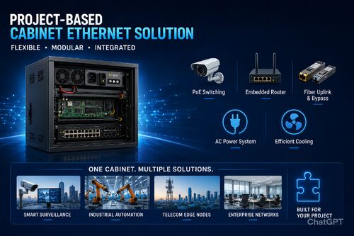 Aktueller Firmenfall über A Project-Based Cabinet Ethernet Solution