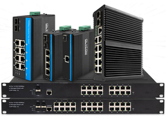 OIycom 30W/60W/90W DIN-verwaltete DIN-PoE-Switches