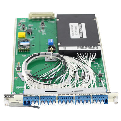 Qualität  8 Port Optical Add Drop Multiplexing OADM Card CWDM DWDM C21~C28 Plug And Play Fabrik