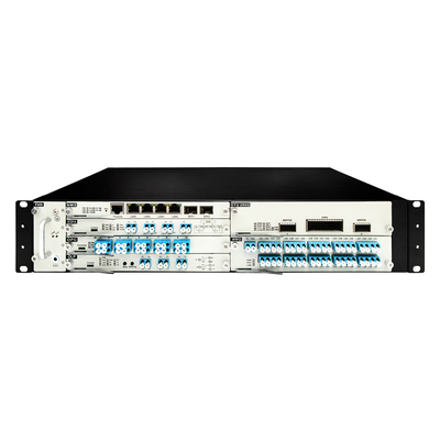 Qualität  19" 2U DWDM Optical Transmission System with EDFA OTU DCM Card Wdm Transmission System Fabrik