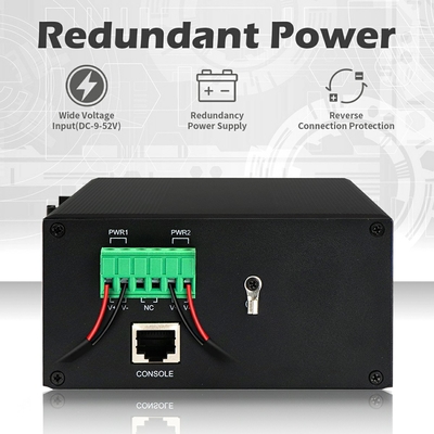 8 Port PoE Managed Switch 8 SFP 2.5G Faser ERPS Ring L2 für die verwaltete Außennutzung