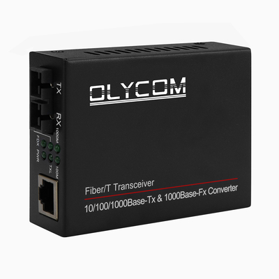 500m Doppelmedien-Konverter in mehreren Betriebsarten 10/100/1000M Network Ethernet faser-850nm