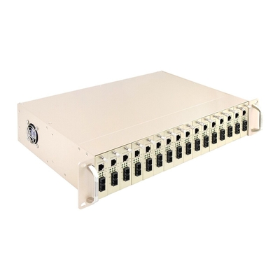 16 Spielautomaten-Medienumrichter-Rack-Chassis 19 Zoll 2U Dual Power 48V/220V