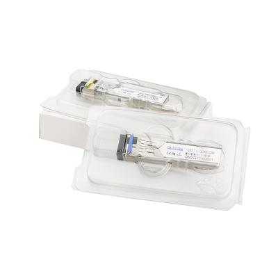 1.25G Einzelmodus SFP Modul LC Port 20KM 1310/1550nm WDM DDM Unterstützung OEM