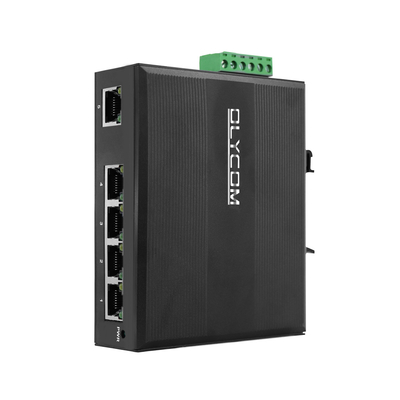 5 der Unmanaged POE Portschalter Gigabit Ethernet Uplink 120W schroffen Mini Case