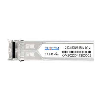 Industrielle 1.25G SFP-Modul 850nm Multimode 550m Duplex LC DDM für Gigabit-Switch