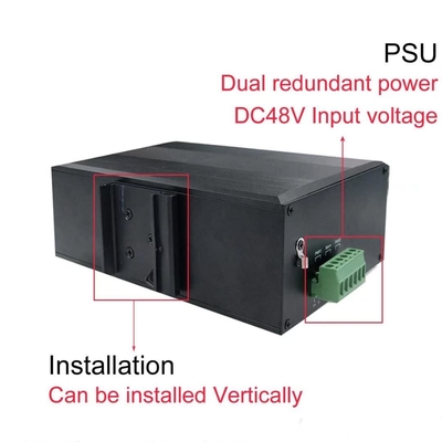 OLYCOM handhabte Ethernet 8 Port-RJ45 Schalter Poe Giabit mit Port-SFP Lärm-Schiene IP40 Vlan QoS STP/RSTP POE+ 4 für im Freien