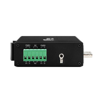 Mini-Rugged Media Converter Gigabit Ethernet Unmanaged ST Fiber 30km Dual DC12V CE FCC