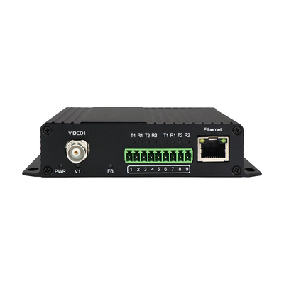 Video Bidi RS485 RS422 Daten Ethernet Glasfaserkonverter FC 40KM Unterstützung OEM