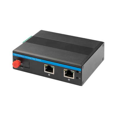 Verhärteter Gigabit-Unmanaged-Medien-Konverter mit FC-Faser-Einzelkern 12V 24V-Mini-Gehäuse