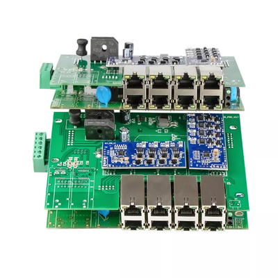 16 Port Gigabit Managed PoE Switch 802.3at Standard 8 optische SFP-Steckplätze 240 W Budget