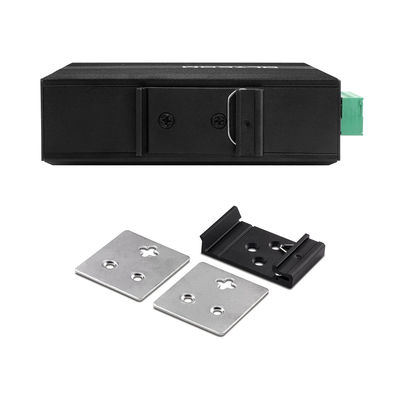 Industrieller 6-Port-Unmanaged Ethernet-Schalter 100M/1000M mit automatischer Sensorik SFP-Faser DC24V DC