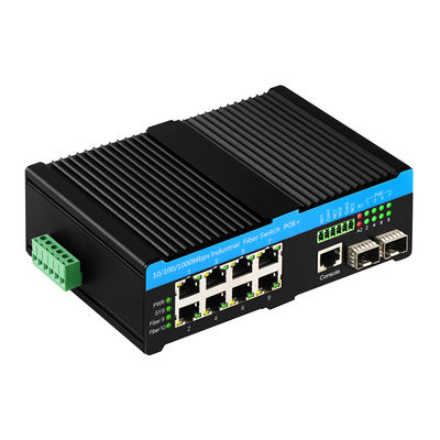 Gigabit 802.3bt PoE verwalteter 8-Port-Switch 2,5G Fiber Web L2 verwalteter Lüfterloser 720W