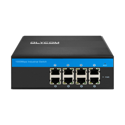 E-Mark Industrial Network Switch 8 Port Gigabit Ethernet nicht verwaltete robuste Din Rail