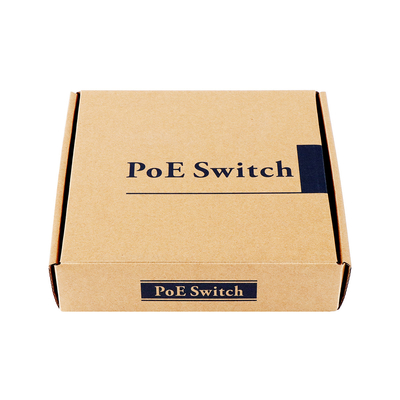 60 W nicht verwalteter Netzwerkschalter 6 Port 10/100M LAN-Ports AC-Eingang 250 Meter PoE