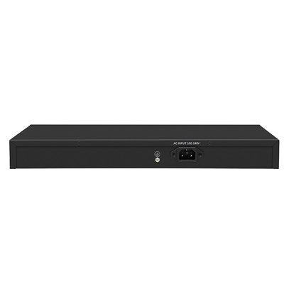 16 Port Gigabit Poe-Schalter 300 Watt Budget nicht verwaltetes VLAN 250 Meter Entfernung SFP-Faser