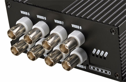 Glasfaser-Hd-Videokonverter 8ch Port 1080p AHD CVI TVI 20km Bnc Extender