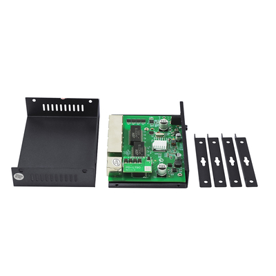 4 Port Gigabit POE-Erweiterung Handelsgrad 60W PD-Uplink für PoE-IP-Kameras