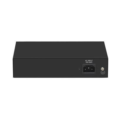 6 Port Gigabit PoE Switch 250 Meter Erweiterung VLAN 60W Leistungsbudget 220V Eingang