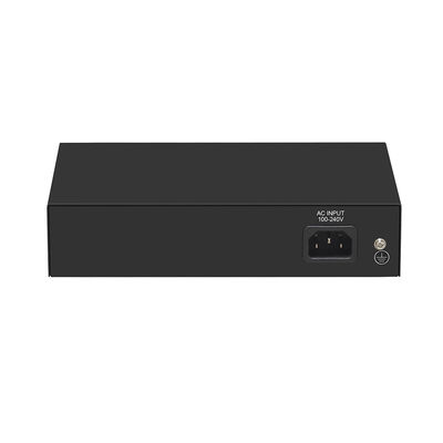 4-Port Gigabit Glasfaser-Switch PoE Af/At 60W mit 1 SFP/Kupfer-Uplink, gewerbetauglich, CE