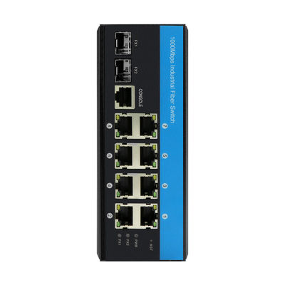 10-Port-Gigabit-POE-Switch L2-verwalteter Vitesse-Chipsatz Robuster Ethernet-Switch