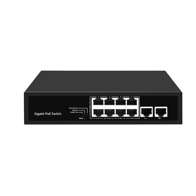8 Port Gigabit PoE Netzwerk-Switch VLAN 250 Meter AI PoE 120W Budget nicht verwaltet