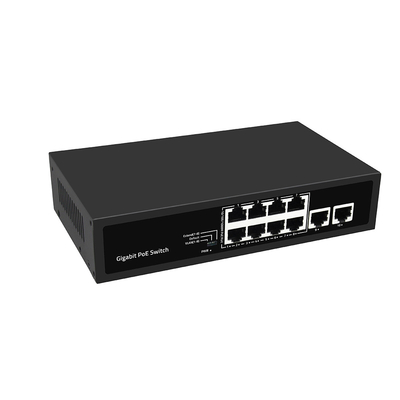 8 Port Gigabit PoE Netzwerk-Switch VLAN 250 Meter AI PoE 120W Budget nicht verwaltet