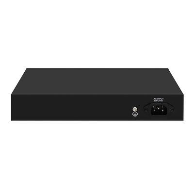 16 Port PoE Switch 10/100M Ethernet mit 2 SFP/RJ45 Uplink für CCTV-Kameras 300W Budget