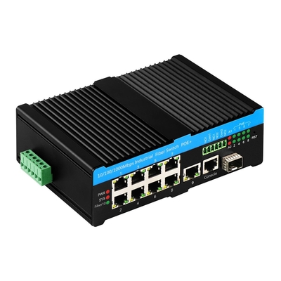 8 Port Ultra PoE L2 Managed Switch ERPS 2.5G Ring mit 1SFP/RJ45 Uplink PoE Af/At/Bt