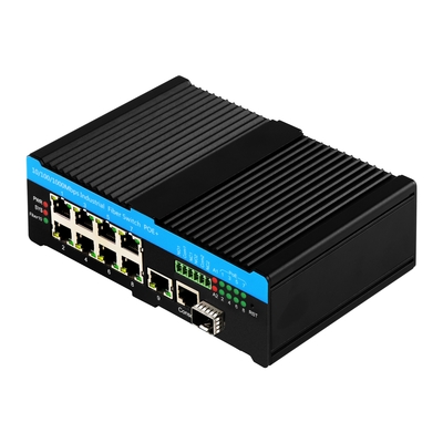 8 Port Ultra PoE L2 Managed Switch ERPS 2.5G Ring mit 1SFP/RJ45 Uplink PoE Af/At/Bt