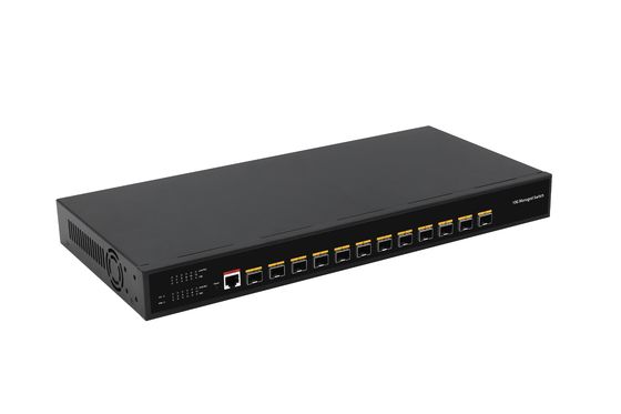 Desktop 12 Port 10G L3 Managed Switch 12* SFP+ Ports Glasfaserschalter