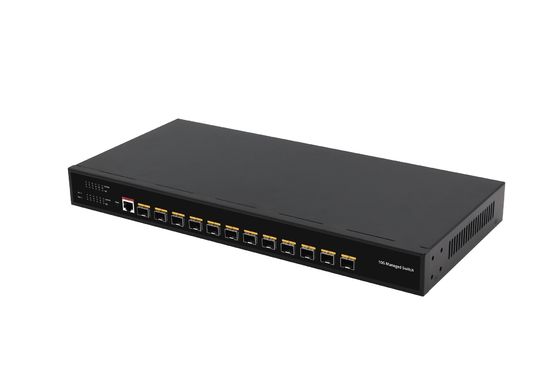 Desktop 12 Port 10G L3 Managed Switch 12* SFP+ Ports Glasfaserschalter