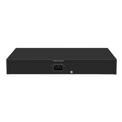 16 Port PoE Switch 250 Meter PoE Entfernung 10/100M Unterstützung VLAN-Modus 300 Watt Budget CE
