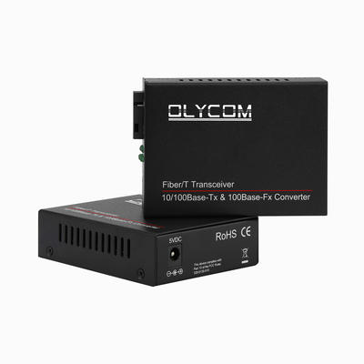 Minifaseroptischer Medienkonverter Rj45 auf Sc-Transceiver Mm 20 km Einfaser Sm 1310/1550nm