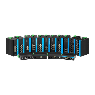 20 Anschlüsse Gigabit Din Managed Switch Layer 2 basierend auf 4 SFP-Slots Support Ring ERPS