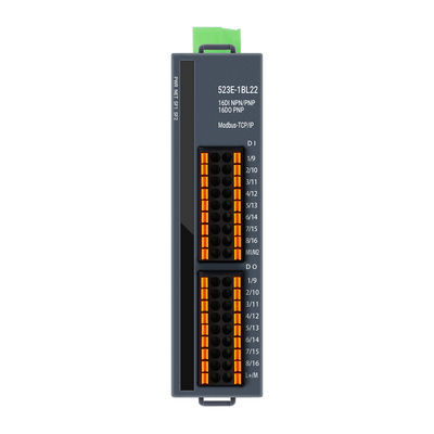 3 RJ45-Ports Modbus-TCP/IP SPS-IO-Modul mit 16DI+16DO und 24VDC-Stromversorgung für industrielle Steuerung