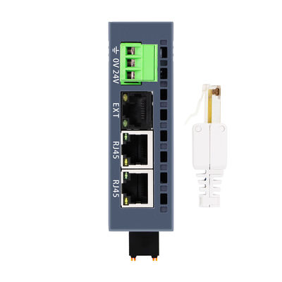 3 RJ45-Ports Modbus-TCP/IP SPS-IO-Modul mit 16DI+16DO und 24VDC-Stromversorgung für industrielle Steuerung