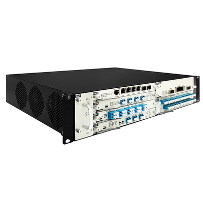 2U DWDM Rack Optical Transport System 8 Schlitze für vollständige OM3800-Service-Karten