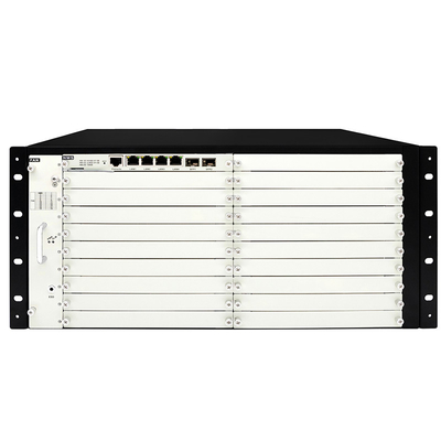 OTN DWDM 5U Chassis 20 Service-Slots für 100G 200G 400G Übertragung Dual Power Input