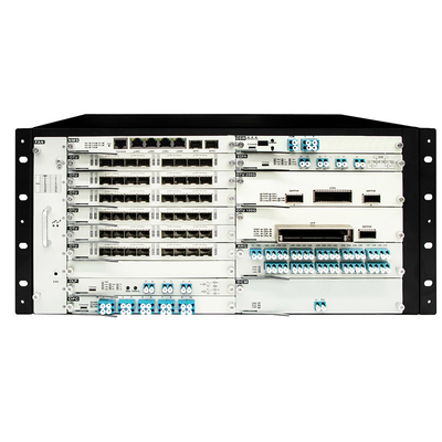 OTN DWDM 5U Chassis 20 Service-Slots für 100G 200G 400G Übertragung Dual Power Input